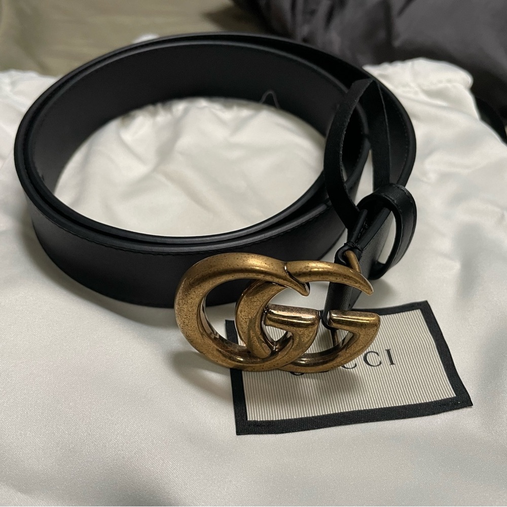 Gucci leather belt